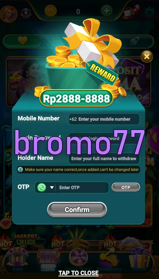 bromo77 Tangkapan Layar - APK Resmi
